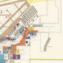 Vintage Map of Rapid City Air Force Base, 1952