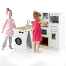 2-Pieces Wooden Kids Kitchen Playset with Light and Sound by LJGDeals