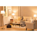 3 Piece Lamp with Set Modern Floor Lamp and 2 Table Lamps-Silver by LJGDeals