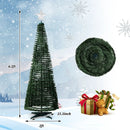 6.2 Feet Pop-up Lighted Christmas Tree with 282 RGB LED Lights-Green by LJGDeals
