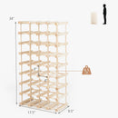 36-Bottle Wooden Wine Rack for Wine Cellar by LJGDeals