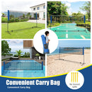 10/14 Feet Adjustable Badminton Net Stand with Portable Carry Bag by LJGDeals