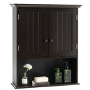 2-Door Wall Mount Bathroom Storage Cabinet with Open Shelf by LJGDeals