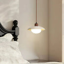 Travertine Glass Noah Disc Pendant Lamp