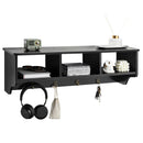 Wall Mount Cubby Organizer Hooks Entryway Storage Shelf by LJGDeals