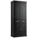 Cupboard Freestanding Kitchen Cabinet w/ Adjustable Shelves by LJGDeals
