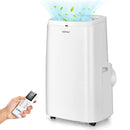 9000BTU 3-in-1 Portable Air Conditioner with Remote-White by LJGDeals