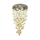 Maple Leaf Glass Chandelier