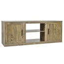 TV Stand with Double Barn Doors for TVs up to 65 Inch