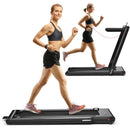2-in-1 Folding Treadmill with Dual LED Display by LJGDeals