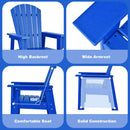 Patio Kids' Adirondack Chair with Ergonomic Backrest by LJGDeals