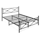 Full/Queen Size Metal Bed Frame Platform with Headboard by LJGDeals
