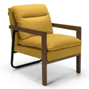 Single Sofa Chair with Extra-Thick Padded Backrest and Seat Cushion by LJGDeals