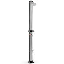 7.2 Feet Solar-Heated Outdoor Shower with Free-Rotating Shower Head-Black by DirectDeals