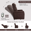 Power Lift Recliner Chair with Remote Control for Elderly by LJGDeals