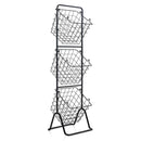 3-Tier Fruit Basket Stand with Adjustable Heights by LJGDeals