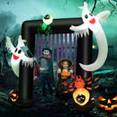 7.5 Feet Halloween Inflatable Archway Blow-up Festive Decoration for Backyard and Porch by LJGDeals