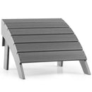 Adirondack Folding Ottoman with All Weather HDPE by LJGDeals