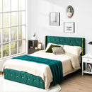 Queen/Full Size Upholstered Platform Bed Frame with Adjustable Headboard by LJGDeals