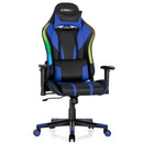 Gaming Chair Adjustable Swivel Computer Chair with Dynamic LED Lights by LJGDeals