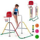 Kids Folding Horizontal Bar with 4 Adjustable Heights by LJGDeals