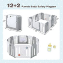 14 Panels Kids Safety Activity Play Center with Drawing Board by LJGDeals