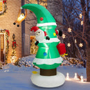 8 Feet Inflatable Christmas Tree with Santa Claus by LJGDeals