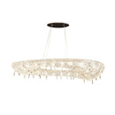Oval Modern Crystal Chandelier
