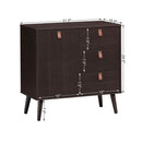 3-drawer Sideboard Storage Display Cabinet-Brown by LJGDeals