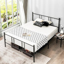 Full/Queen Size Platform Bed Frame with High Headboard by LJGDeals