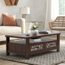 3-tier Coffee Table with 2 Drawers and 5 Support Legs by LJGDeals
