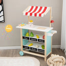 Kids Wooden Ice Cream Cart with Chalkboard and Storage by LJGDeals