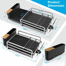 Aluminum Expandable Dish Drying Rack with Drainboard and Rotatable Drainage Spout by LJGDeals