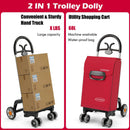 Folding Shopping Cart Utility Hand Truck with Rolling Swivel Wheels by LJGDeals