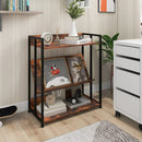 3/5-Tier Industrial Bookshelf Storage Shelf Display Rack with Adjustable Shelves by LJGDeals
