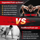 Push up Board Set Folding Push up Stand with Elastic String Pilate Bar Bag-Black by LJGDeals
