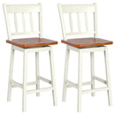 24.5 Inches Set of 2 Swivel Bar Stools with 360° Swiveling by LJGDeals