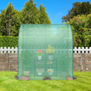 7 x 3.5 x 7 Feet Lean-to Greenhouse with Flower Rack by LJGDeals