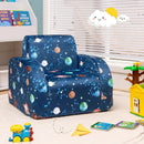3-in-1 Convertible Kid Sofa Bed Flip-Out Chair Lounger for Toddler by LJGDeals