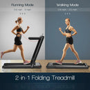 2-in-1 Folding Treadmill with Dual LED Display by LJGDeals