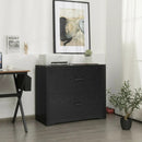 2-Drawer Lateral File Cabinet with Adjustable Bars for Home and Office by LJGDeals
