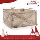 28.5 Inch Wooden Tree Collar Box for Indoor/Outdoor Use by LJGDeals