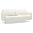 Modern Loveseat with Comfy Backrest Cushions by DirectDeals