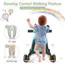 2-in-1 Baby Sit to Stand Learning Walker with Lights and Sounds by LJGDeals