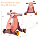 2-in-1 Baby Sit to Stand Learning Walker with Lights and Sounds by LJGDeals