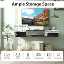 55 Inches Floating TV Stand with Power Outlet by LJGDeals