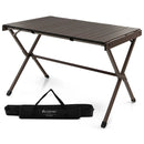 4-6 Person Portable Aluminum Camping Table with Carrying Bag by DirectDeals