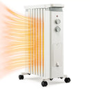 1500W Portable Oil Filled Radiator Heater with 3 Heat Settings by LJGDeals