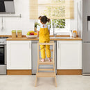 2-in-1 Multifunctional Toddler Step Stool with Safety Rail by LJGDeals