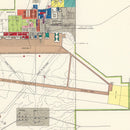 Vintage Map of Sedalia Air Force Base, 1951